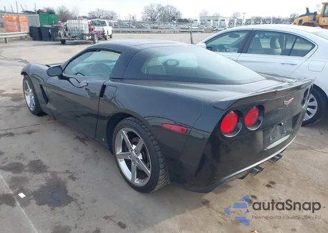 2007 Chevrolet Corvette из США, поврежденный, VIN 1G1YY25U475122028